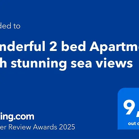 Apartment Wonderful 2 Bed With Stunning Sea Views